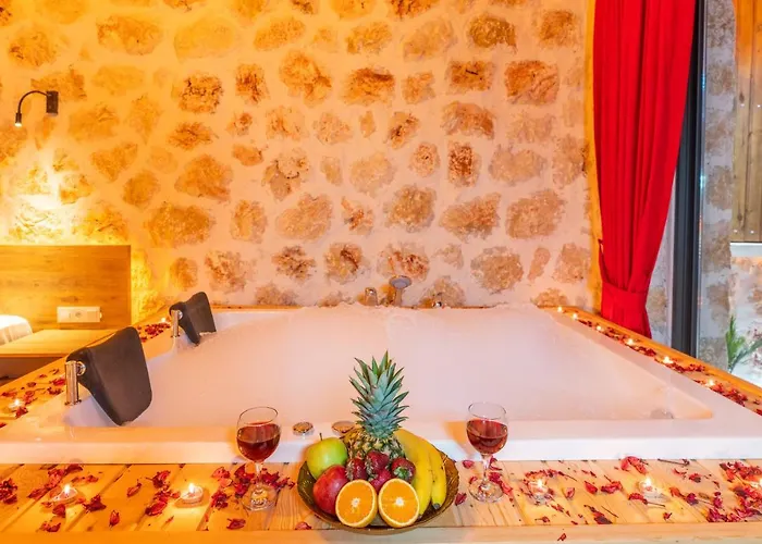 Havuzu Disaridan Goeruenmeyen Jakuzili Oezel Havuzlu Lueks 别墅 *